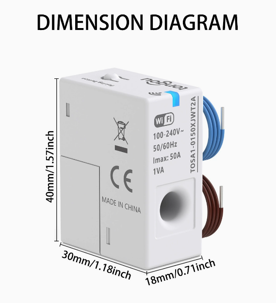 Smart WiFi Mutual Inductive Energy Meter for Home Solar and Power Monitoring