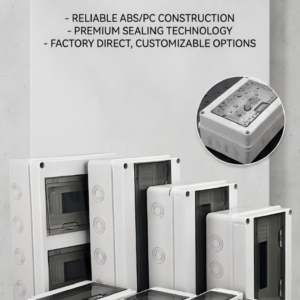 IP65 Waterproof Electrical Distribution Box HT Series for Solar EV Outdoor Use