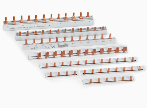 Voltgrid Premium Copper Busbar Pin Type 1P 2P 3P 4P Comb for DIN Rail Circuit Breaker Panel