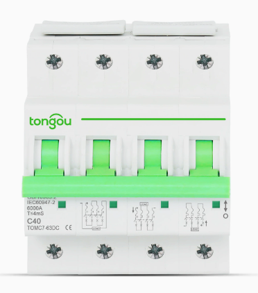 Voltgrid DC Miniature Circuit Breaker Premium Series 1P 2P 4P